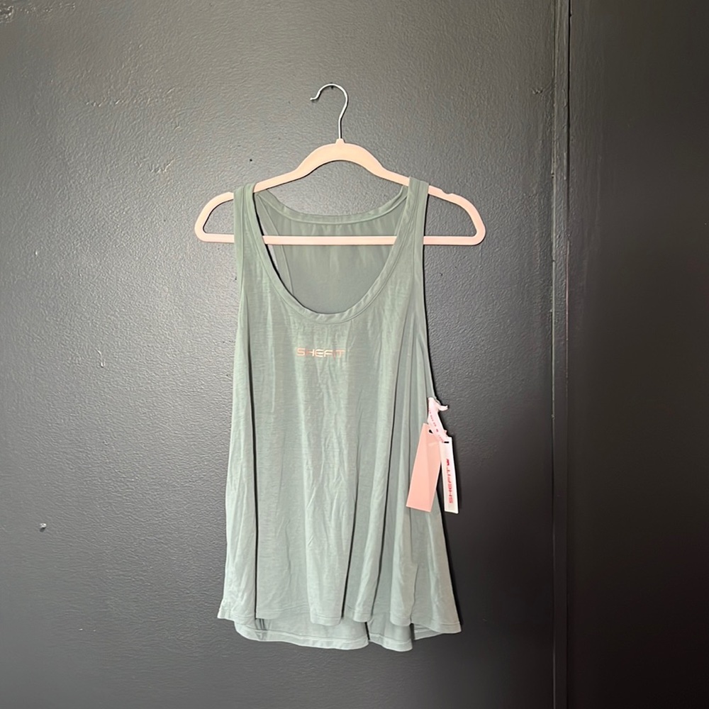 Shefit mesh peekaboo tank top
